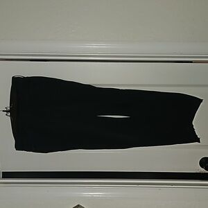 Mother insider crop step fray black jeans